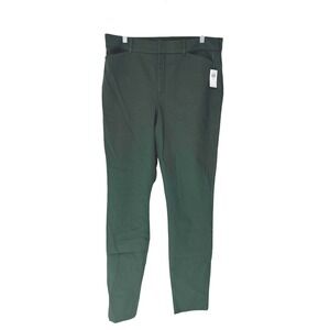 Old Navy Green Basic Plus Career Office‎ Skinny Leg Pixie Dress Pants 14 Tall